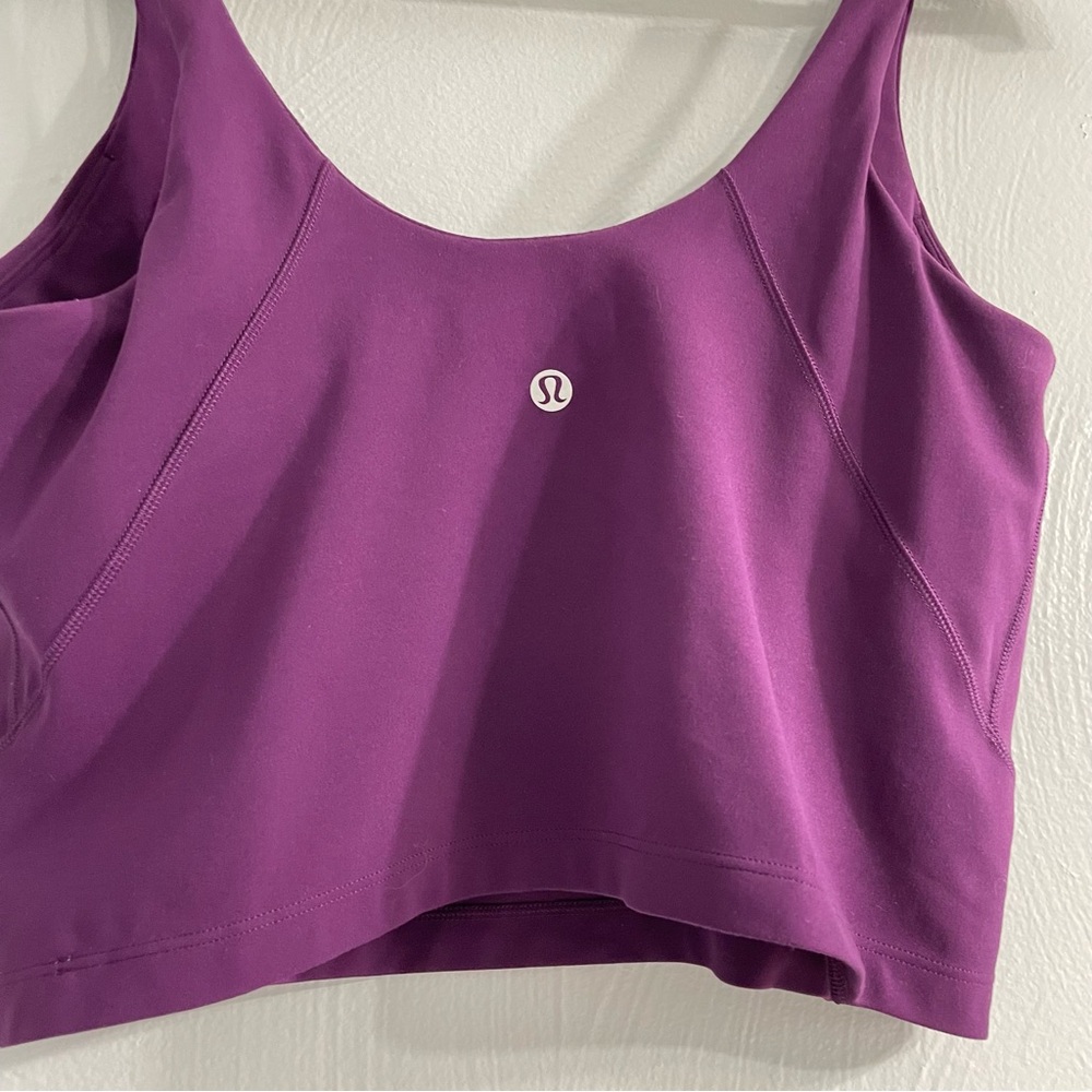 Lululemon Align Tank Top Dramatic Purple Magenta, Size 10 - Picture 6 of 8